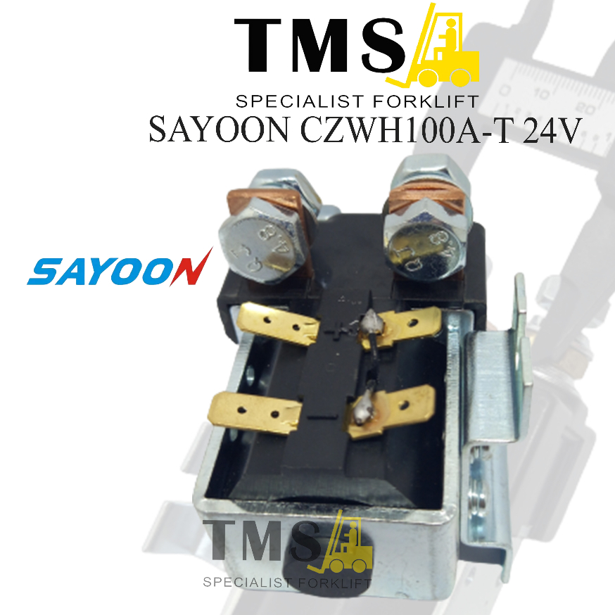 Sayoon Contactor SW85 CZWH100A-T 100A 24V Eletric Forklift CZWH - Gambar 4