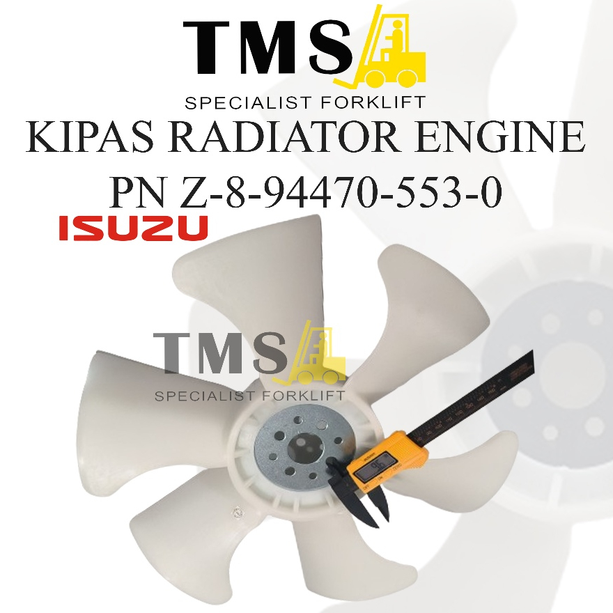 Kipas Radiator Fan Isuzu Engine Z-8-94470-553-0 - Gambar 4