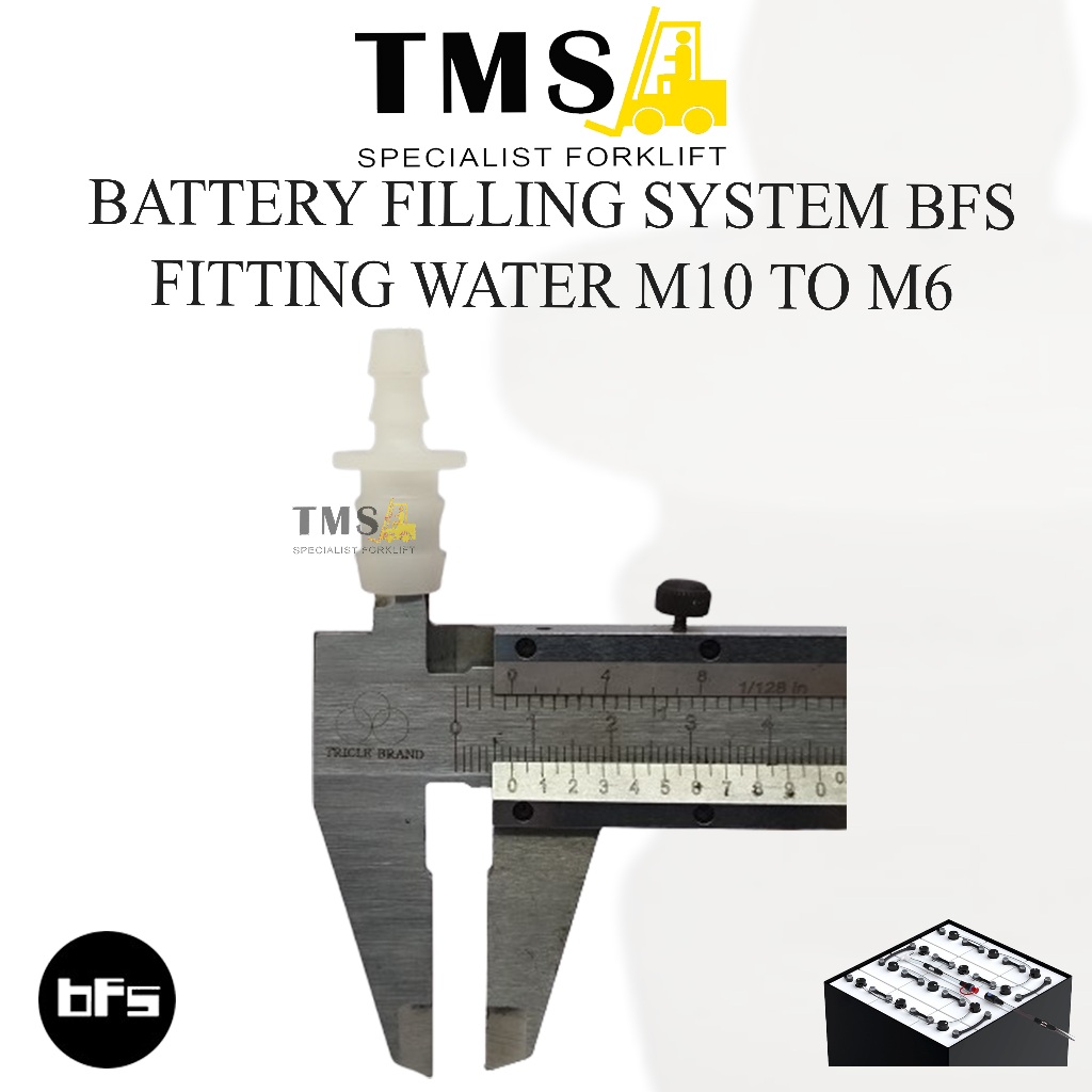 Battery Filling Sistem BFS Fitting Water M10 to M6 Fiting Air Battery Forklift - Gambar 5