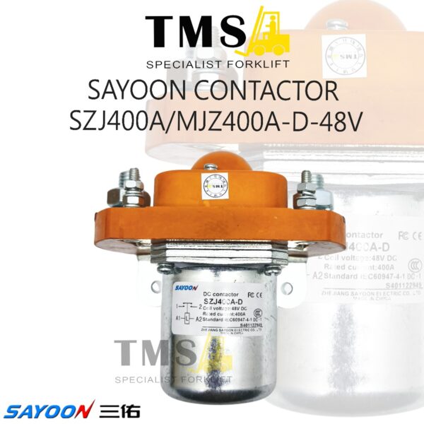 SZJ400A/MJZ400A-D-48V Contactor SZJ400A Sayoon 48V NO Forklift Eletric Vehicle