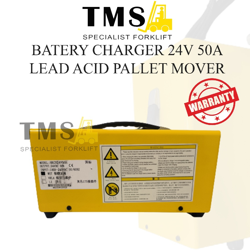 Charger Forklift Pallet Mover 24V 50A Lead Acid Casan Forklift Battery - Gambar 5