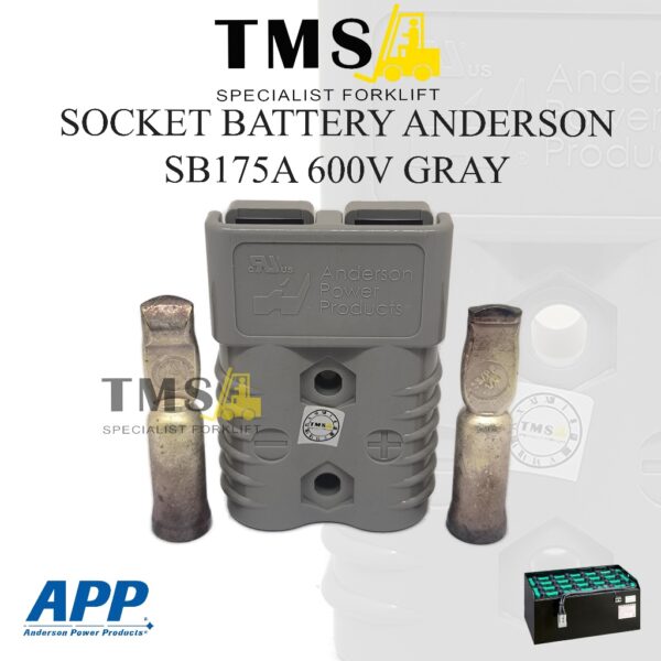 Socket Battery Anderson REMA SB175A for Forklift GREY