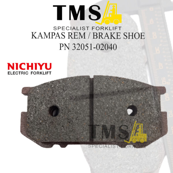 Kampas Rem 32051-02040 Brake pads Brake Shoe FBR Nichiyu Forklift