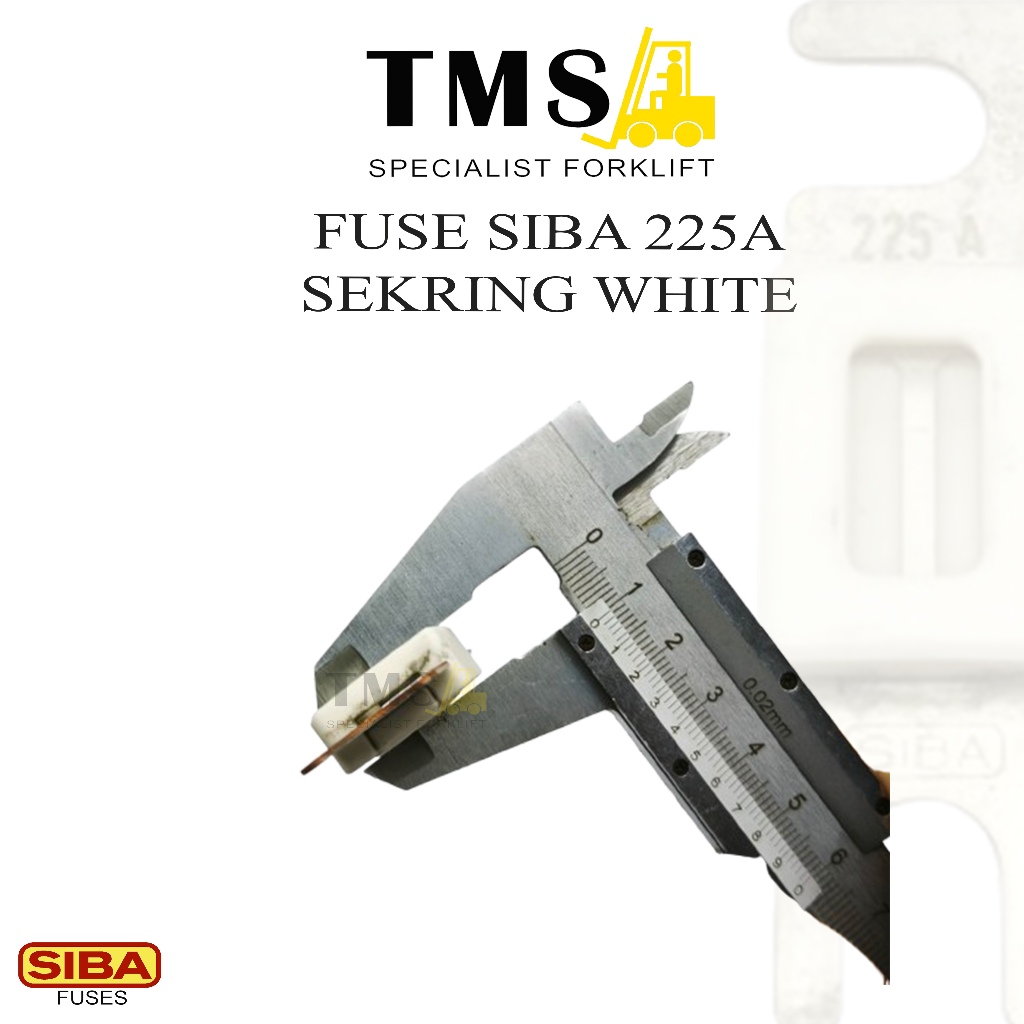SIBA V-Fuse Fuse Sekring 225A Forklift Stacker 80V DC SIBA ANL Fuse - Gambar 2
