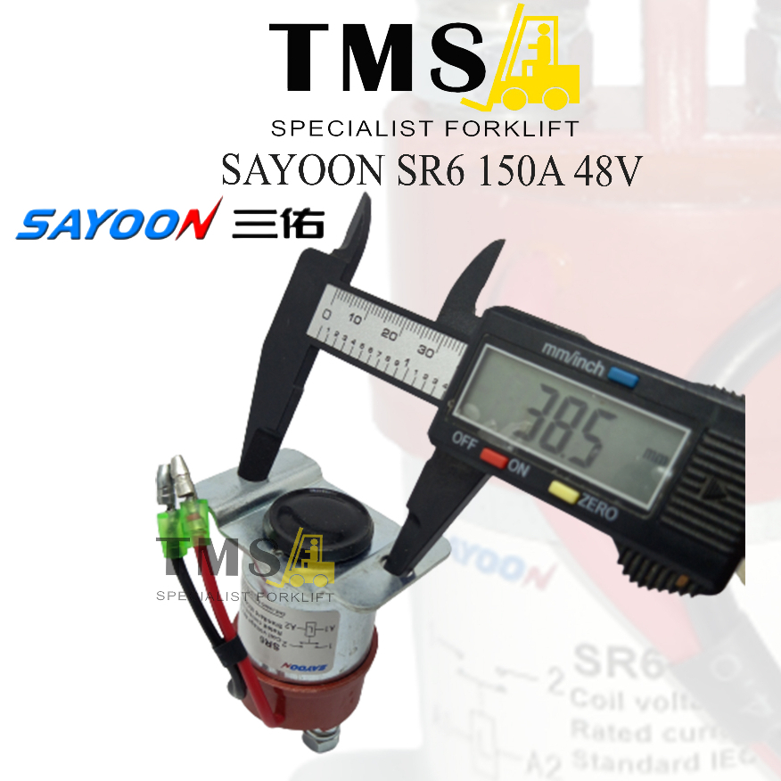 Contactor Relay Sayoon SR6 150A 48V NO Palet Mover Eletric Kontaktor - Gambar 5