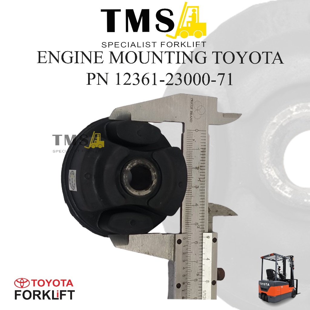 Engine Mounting 12361- 23000-71 Toyota Counter Balance 5FD 2.5 Ton Parts Forklift - Gambar 3