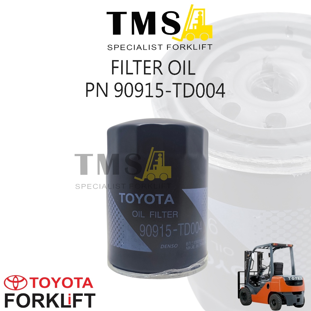 Part Number 90915-TD004 Oil Filter Forklift – Filter Oli Mesin Compatible Toyota Diesel - Gambar 2