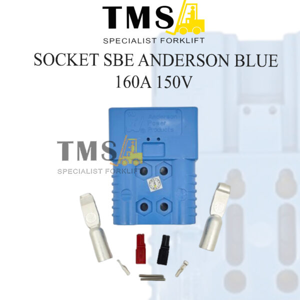 Socket Battery Forklift SBE160A Anderson Blue Reachtruck Battere SBE Type For Forklift