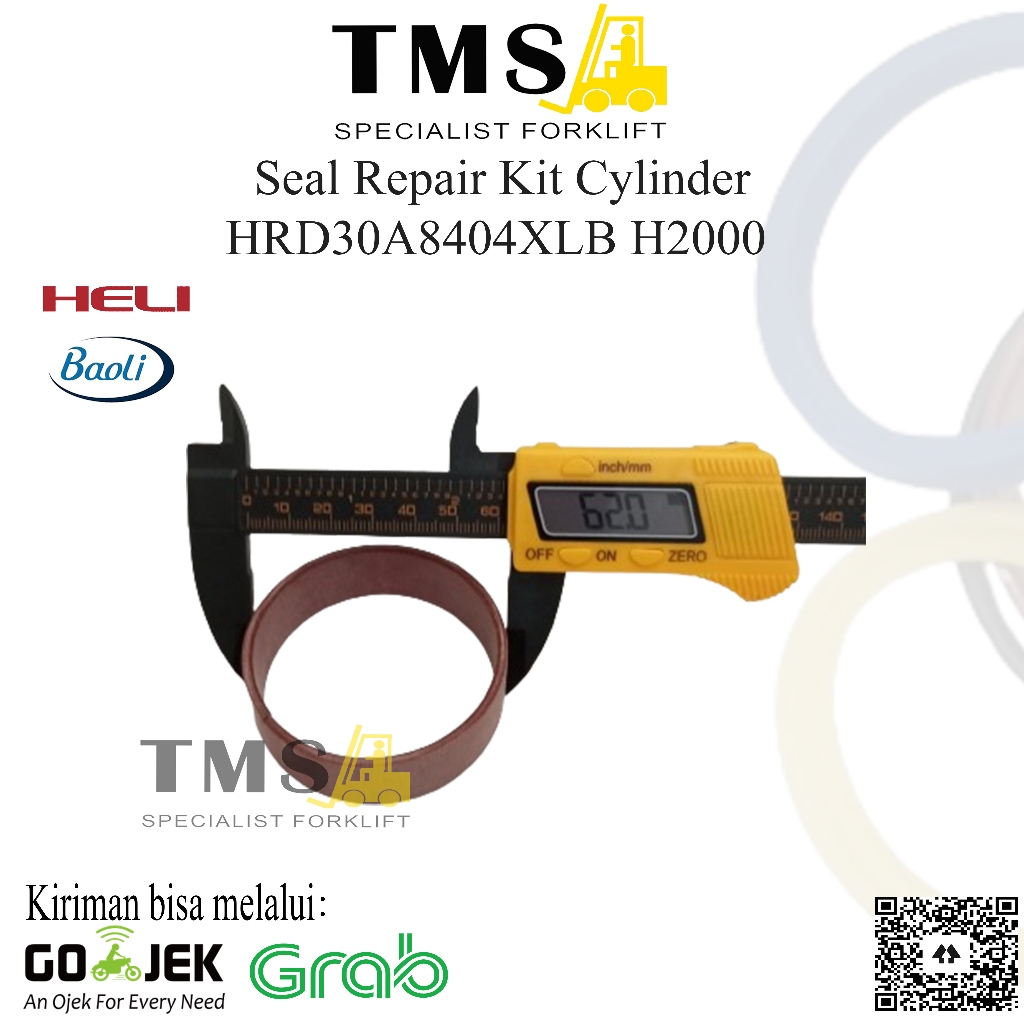 Seal Repair Kit Cylinder Heli Forklift HRD30A8404XLB H2000 Series - Gambar 4