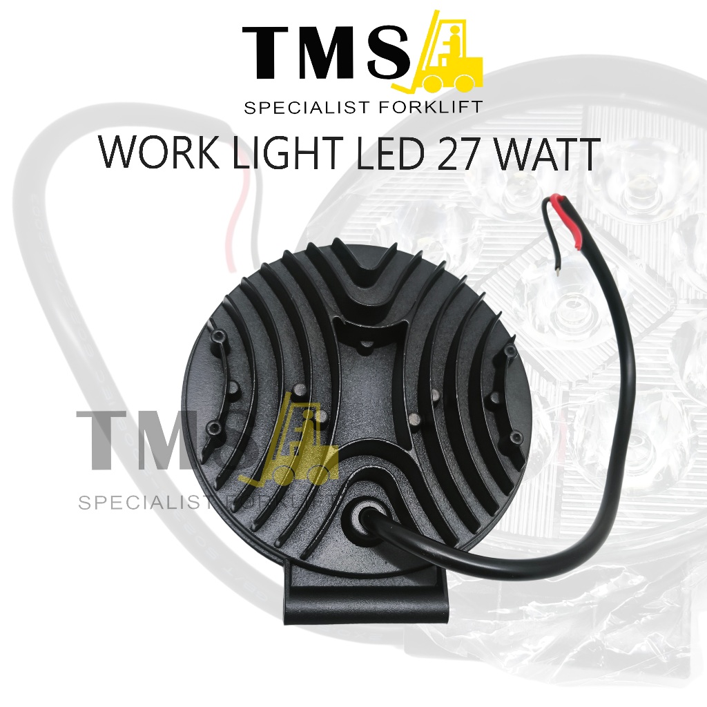 Lampu Work Light LED Circular 27W For Forklift - Gambar 4