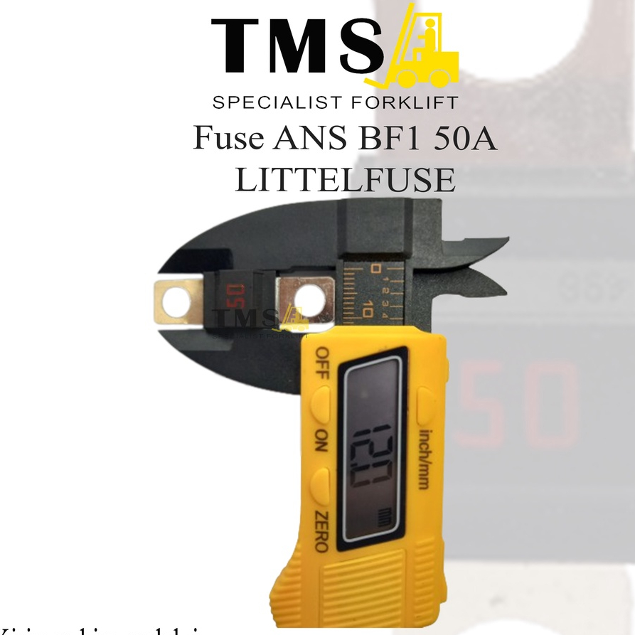 Fuse MIDI Forklift BF1 50A 32V Littel Fuse Reach truck Eletric - Gambar 3