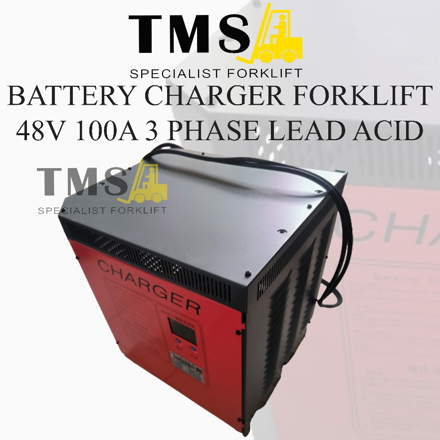 Charger Forklift Reachtruck 3 Phase 48V 100A Lead Acid Battery Charger - Gambar 4