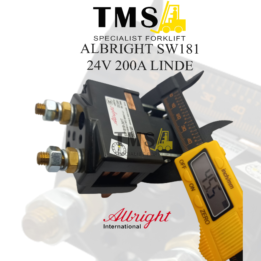 Albright SW181 Contactor For Forklift Eletric Linde 24V 200A DC - Gambar 2