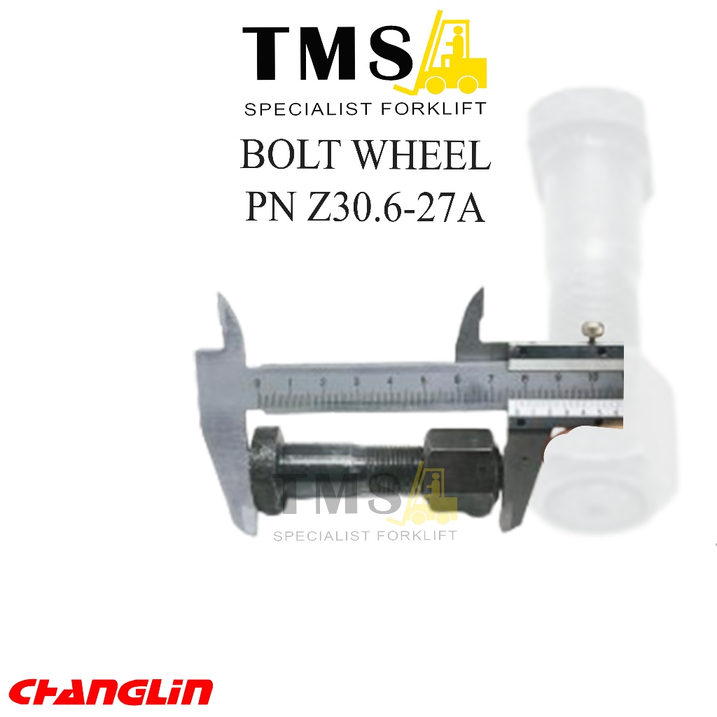 Bolt Wheel baut roda Z30.6-27A & Z30.6-28A Z30.6-27A Z30.6-28A Excavator - Gambar 4