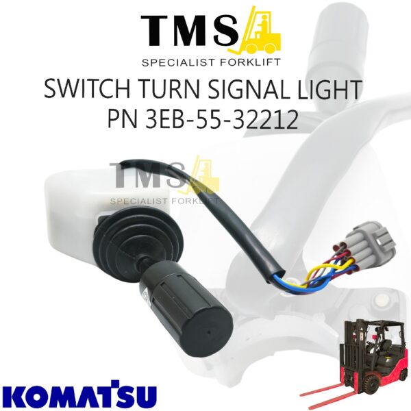 Switch Turn Signal Light Forklift Komatsu Part Number 3EB-55-32212 Turn Signal Switch