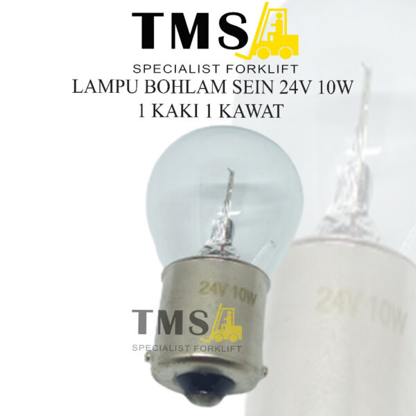 Lampu Bohlam 24V 10W Sein Bulb Single Contact 1 kaki 1 kawat