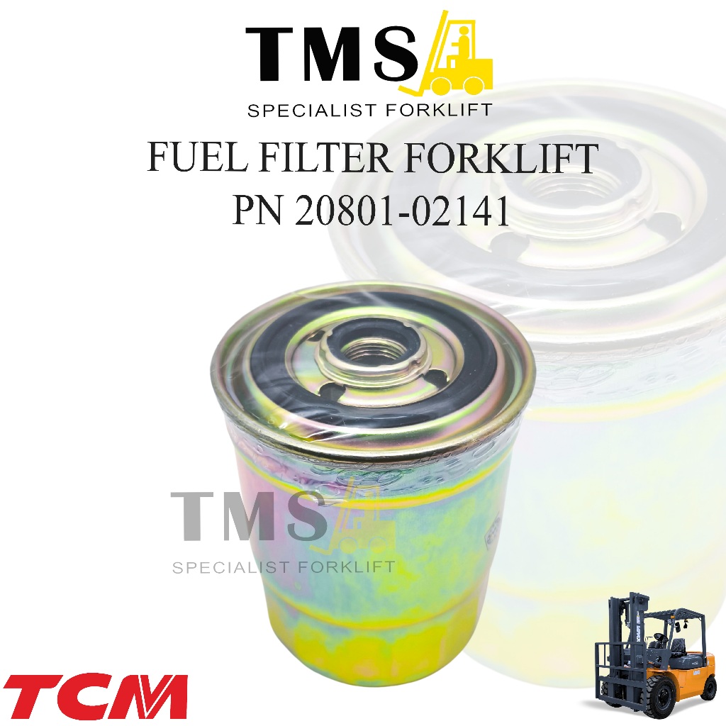 Filter Bensin 20801-02141 Forklift Fuel Filter for TCM Isuzu C240 - Gambar 3