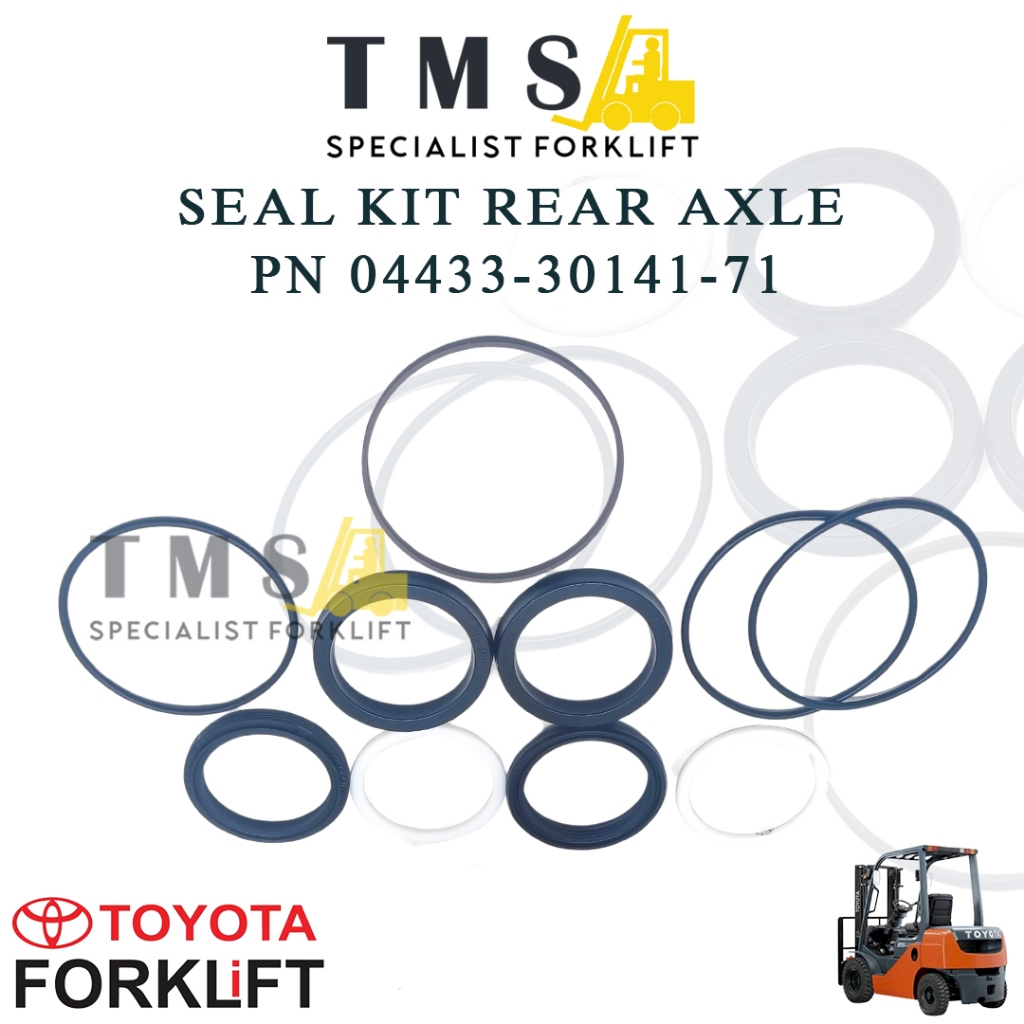 Seal Kit Rear Axle Toyota Forklift Part Number 04433-30141-71 O-H Kit Axle Belakang For Forklift - Gambar 2
