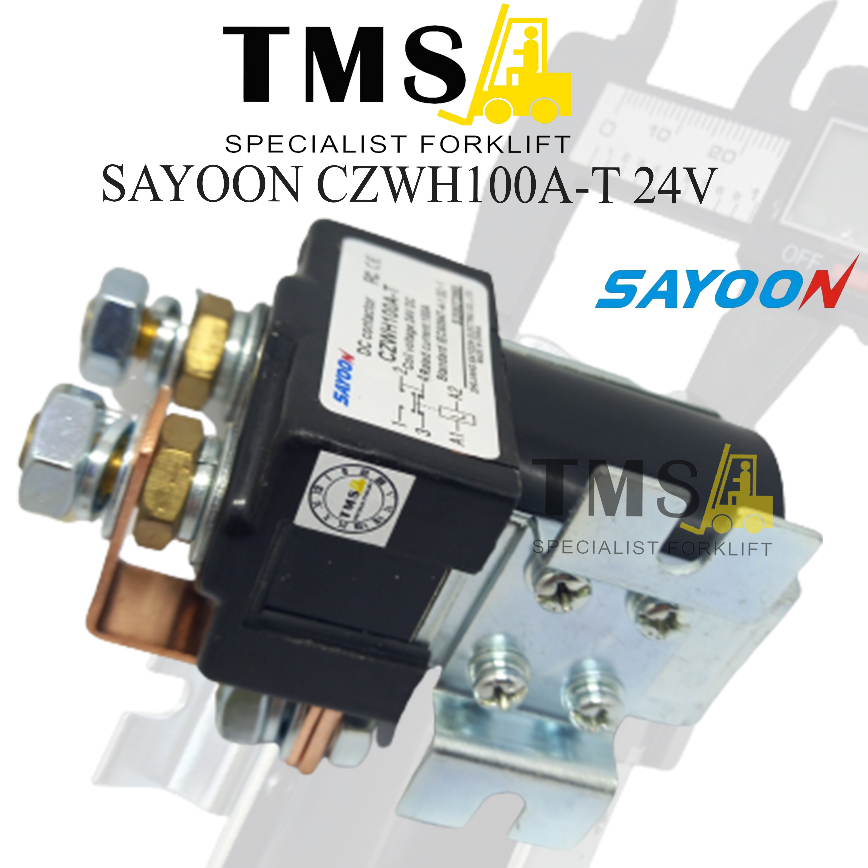 Sayoon Contactor SW85 CZWH100A-T 100A 24V Eletric Forklift CZWH - Gambar 5