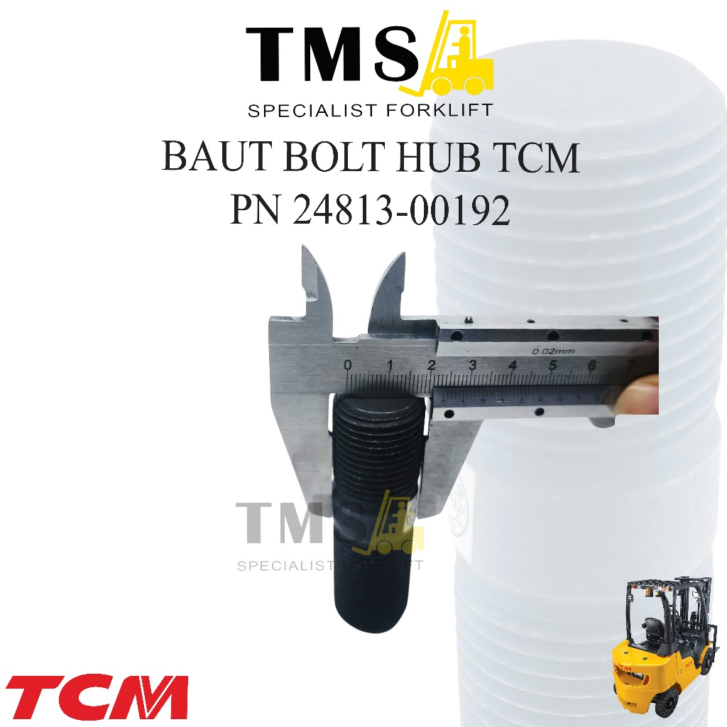 Baut Bolt Hub TCM FD M24 Part Number 24813-00192 - Gambar 3