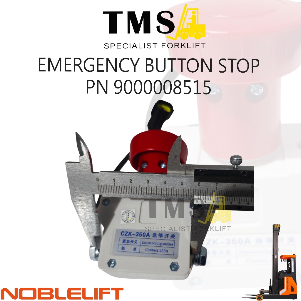 9000008515 Noblelift PS15 Electric Forklift ZDK32-350 220V 350A Emergency Button Stop Switch On off Disconnecter - Gambar 5
