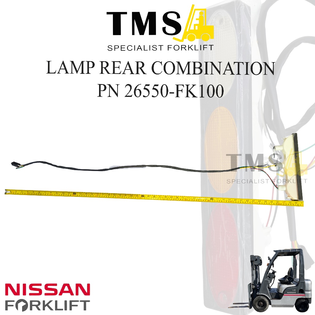Lamp Rear Combination PN 26550-FK100 For Forklift Nissan Series L01 & L02 - Gambar 5