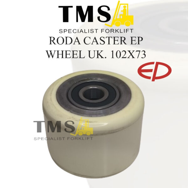 Roda Caster Wheel EP Forklift 102x73 Roda Supporting
