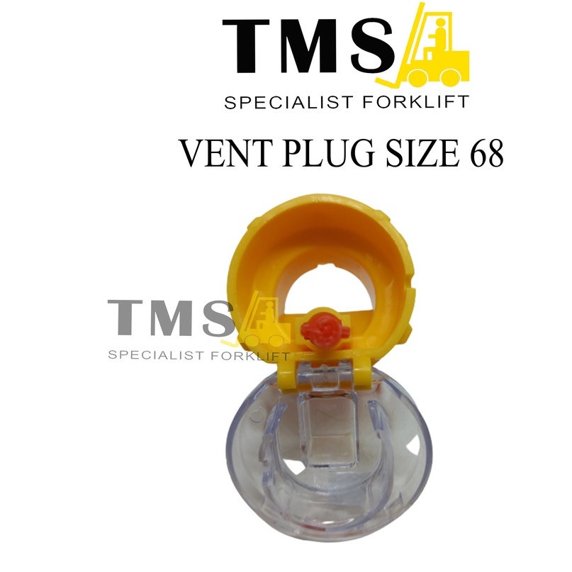 Vent Plug Battery Tutup size 67 /Battery Forklift Electric Cup size 67 - Gambar 2