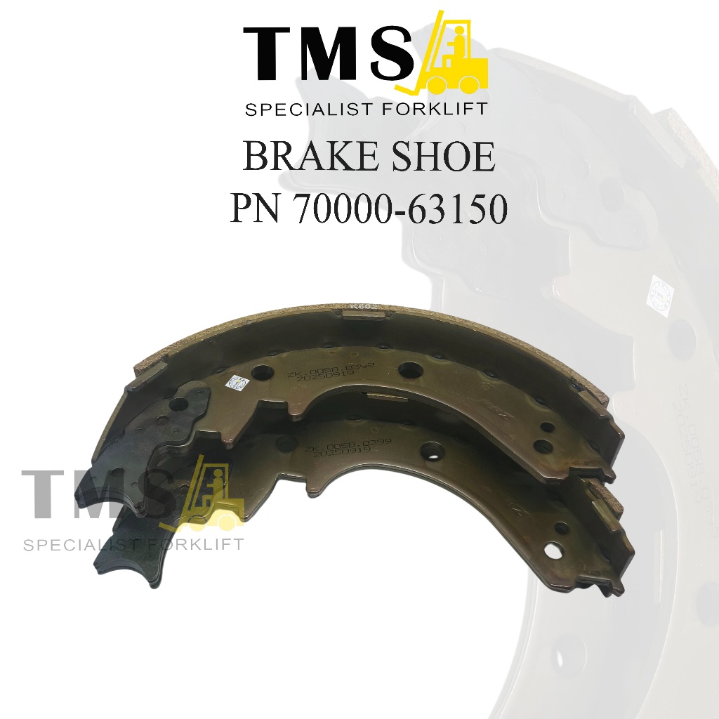 Brake Shoe Part Number 70000-63150 For Forklift - Gambar 4