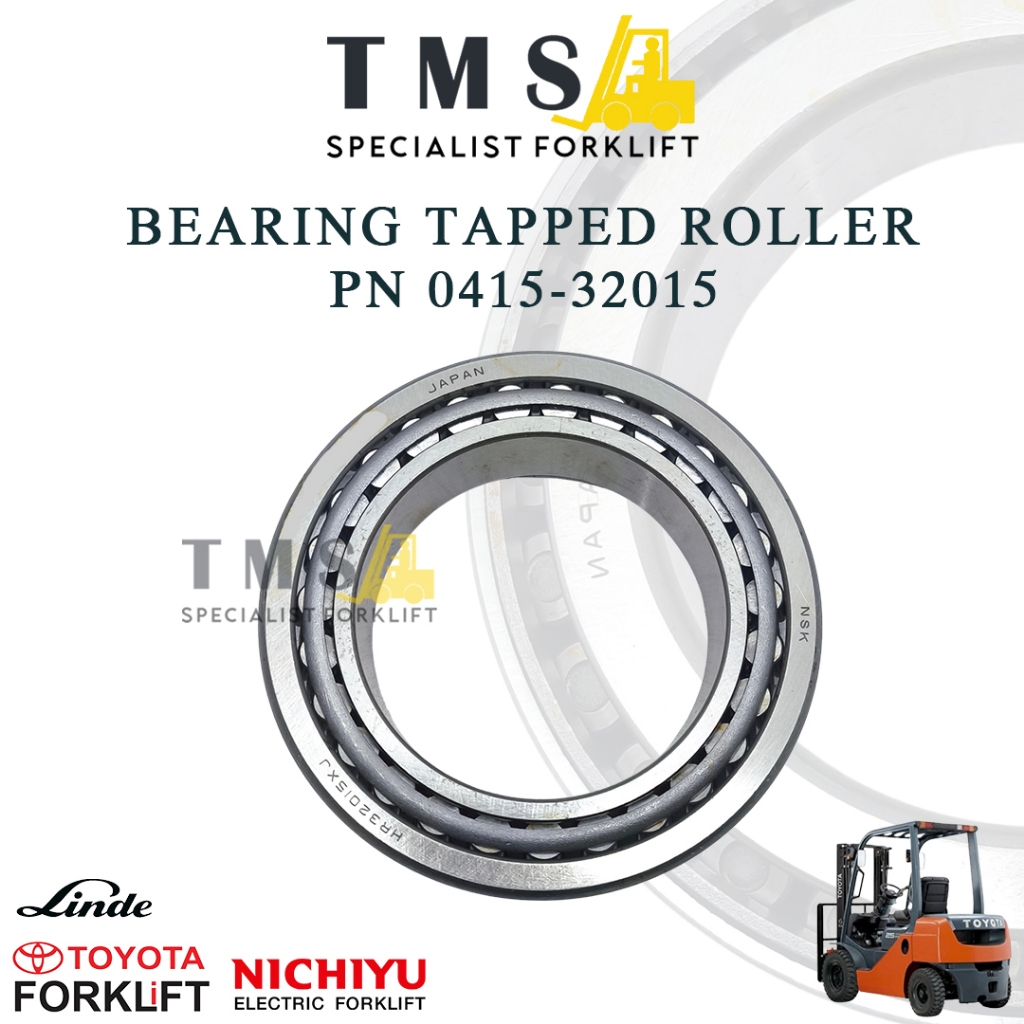 Bearing Tapered Roller Forklift Toyota,Linde,Nichiyu For Part Number 0415-32015 75x115x25 HR32015XJ 75x115x25mm - Gambar 4