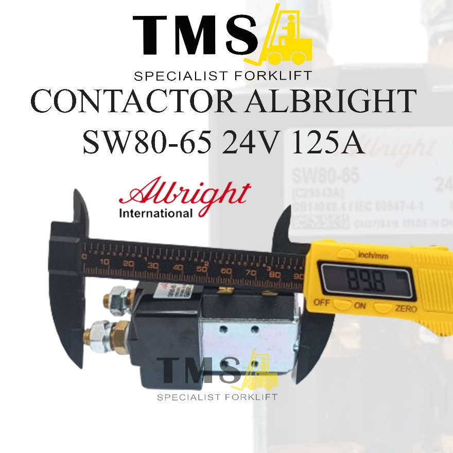 Albright Contactor Selenoid For Forklift SW80-65 24V 125A - Gambar 5