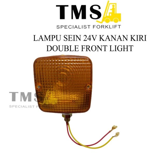 Lampu Sen Kanan Kiri Forklift 24V Double Front Light