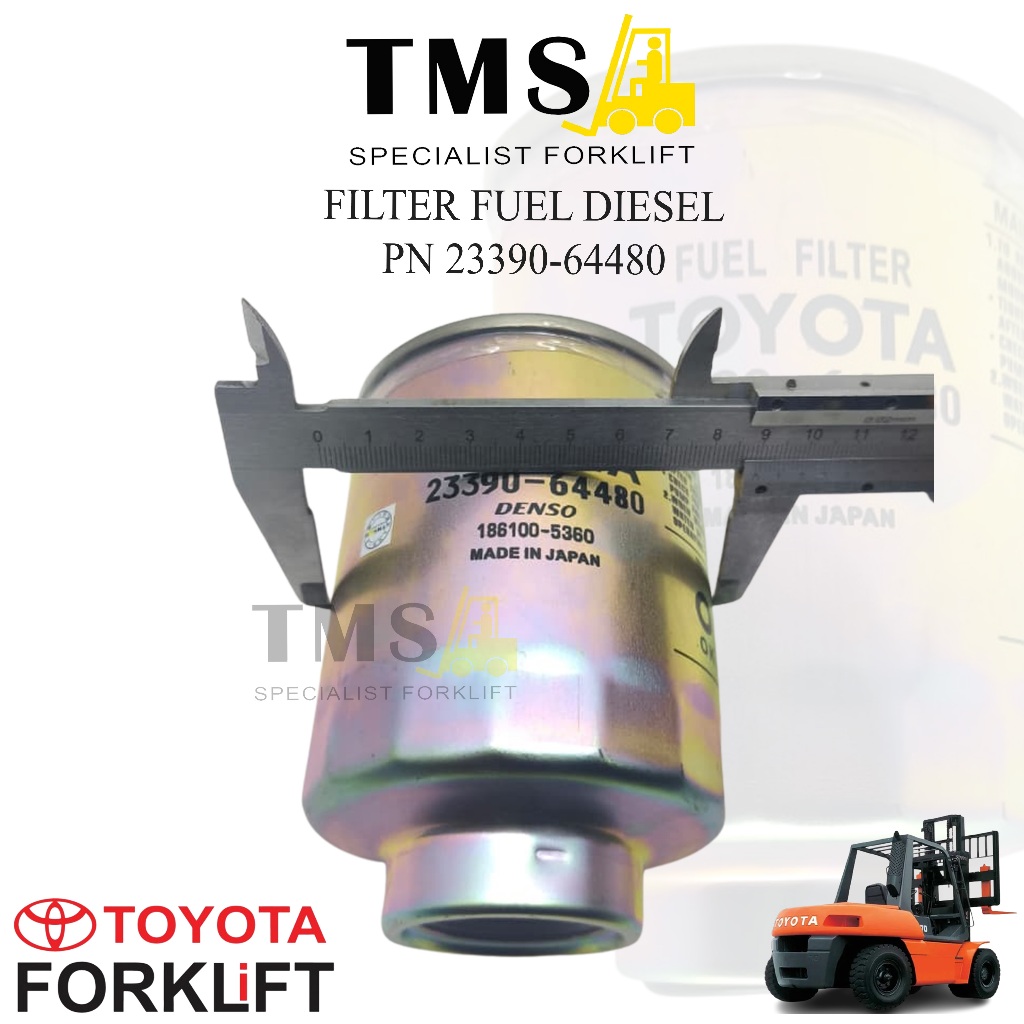 Fuel Filter Diesel Toyota Forklift Part Number 23390-64480 - Gambar 5