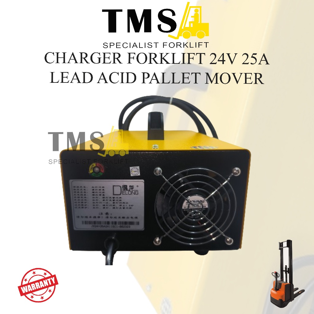 Charger Stacker Eletric Casan Battery 24V 25 Amp Lead Acid Battery Pallet Mover - Gambar 2