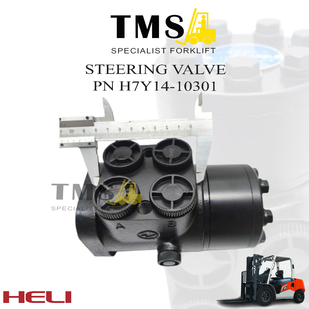 Gear Steering H7Y14-10301 Steering Valve HELI CPCD50 - 70 Kapasitas 5 - 7 Ton - Gambar 4