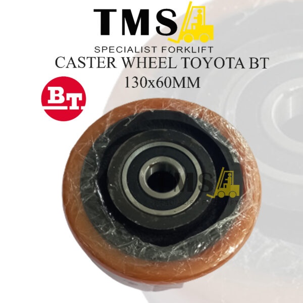 Roda Caster Wheel Toyota BT Raymond 130x60 Polyurethane Balancing