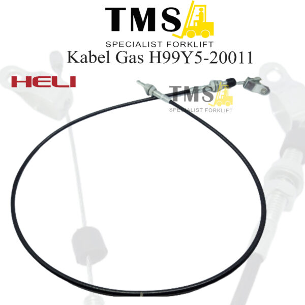 Kabel Gas H99Y5-20011 Forklift Heli H2000 Throttle Cable Uk 1150 mm