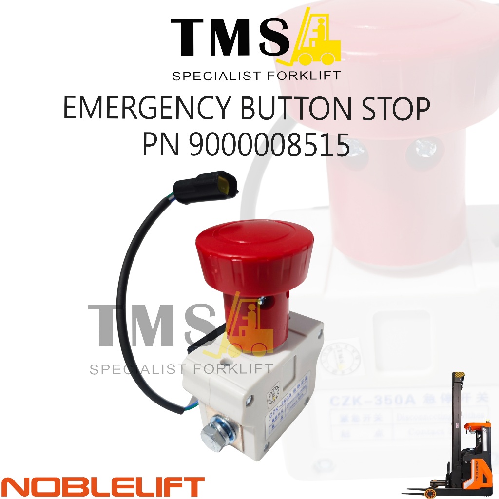 9000008515 Noblelift PS15 Electric Forklift ZDK32-350 220V 350A Emergency Button Stop Switch On off Disconnecter - Gambar 4