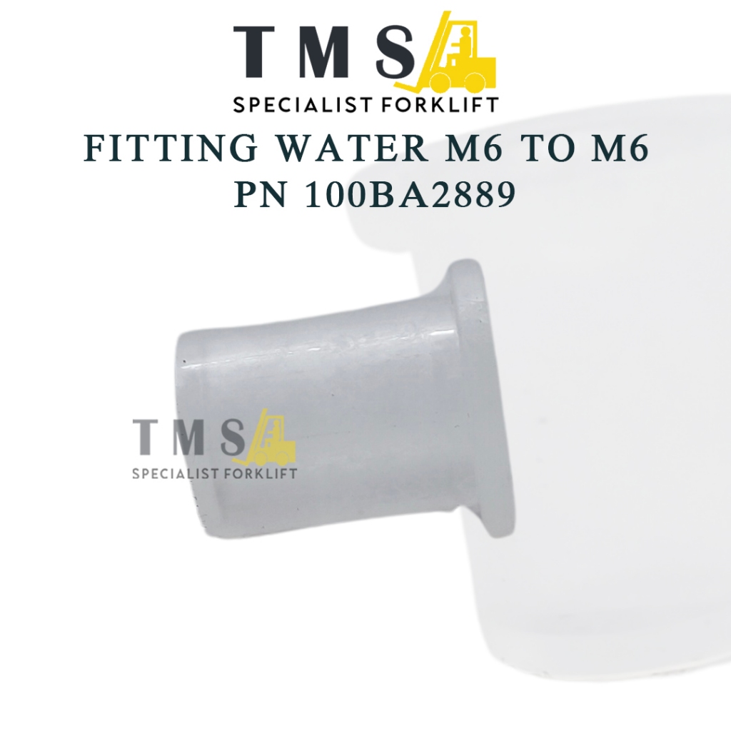 Fitting Water M6 to M6 Forklift Part Number 100BA2889 Connector Selang Air Universal - Gambar 2