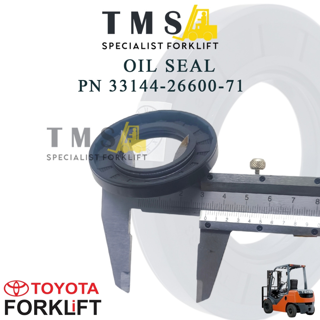 Seal Oil Toyota Forklift Part Number 33144-26600-71 Seal As Roda Depan Forklift - Gambar 3