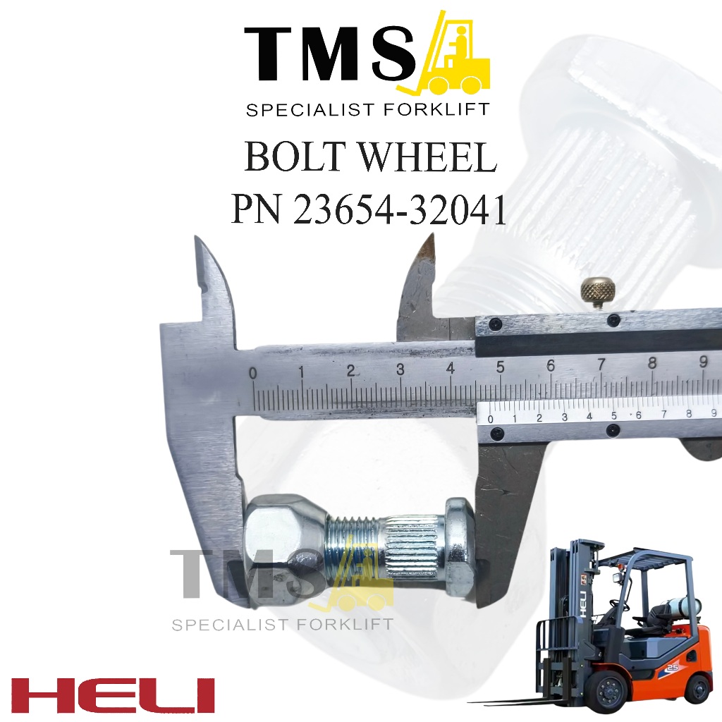Bolt Wheel Heli 2.5 Ton HELI CPCD25 part number 23654-32041 - Gambar 5