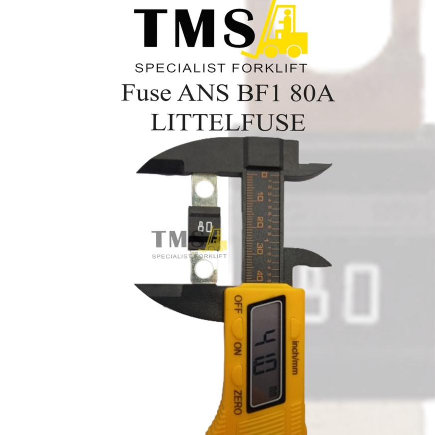 Fuse Littelfuse 80A Forklift BF1 32V Littel Fuse MIDI Forklift Eletrik - Gambar 2