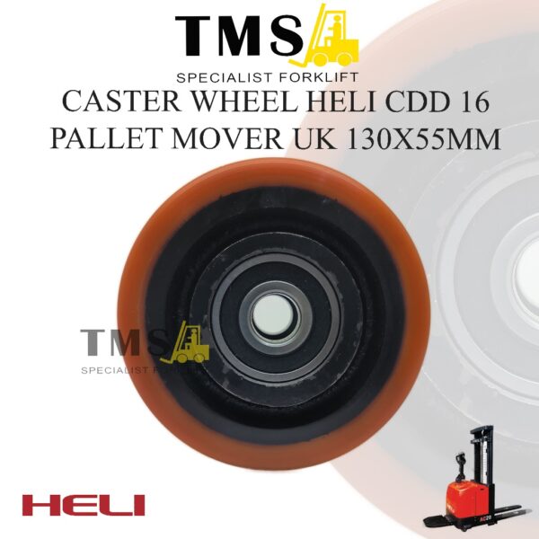Roda Palet Mover 130x55mm Caster Wheel HELI CDD 16 Electric Forklift