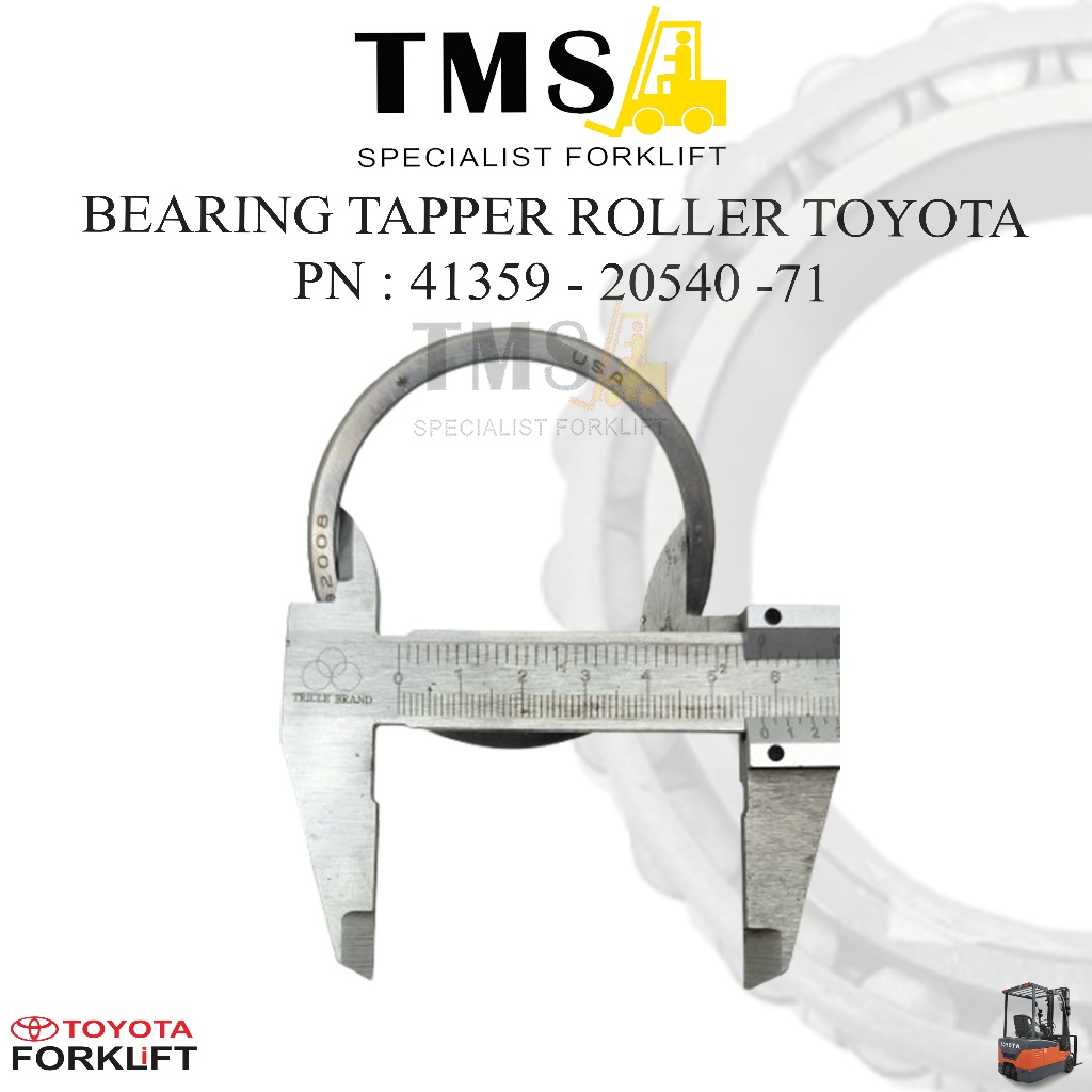 41359-20540-71 Bearing Tapper Roller Bearing Toyota Forklift - Gambar 4