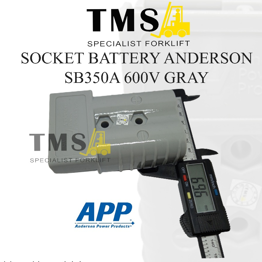 SOCKET ANDERSON SB350A - GRAY / ANDERSON SB 350A GRAY FOR FORKLIFT - Gambar 3