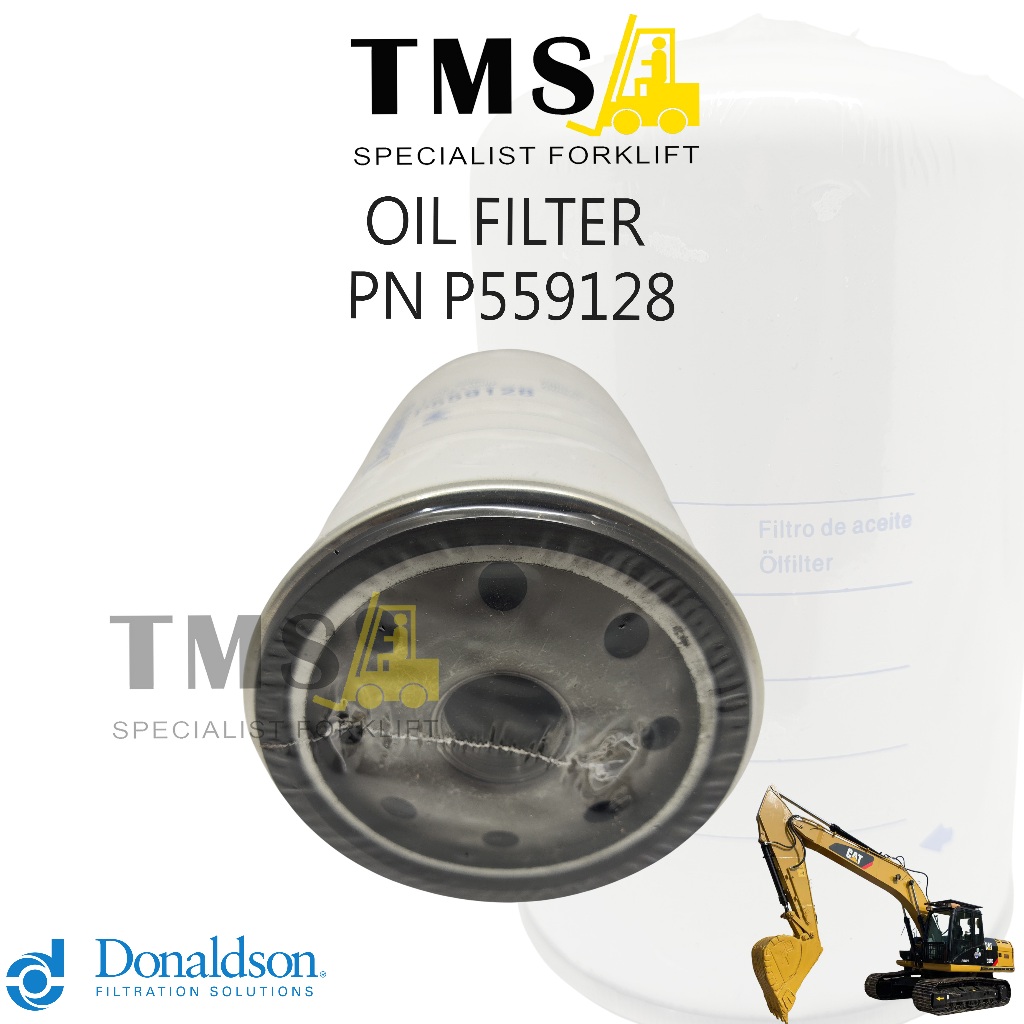 Filter Oli Donaldson P559128 Excavator Heavy Duty - Gambar 3