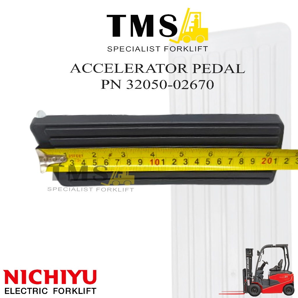 Accelerator Pedal Nichiyu FB10-30 32050-02670 Pedal Gas Forklift Nichiyu 1 Ton 3 Ton - Gambar 5