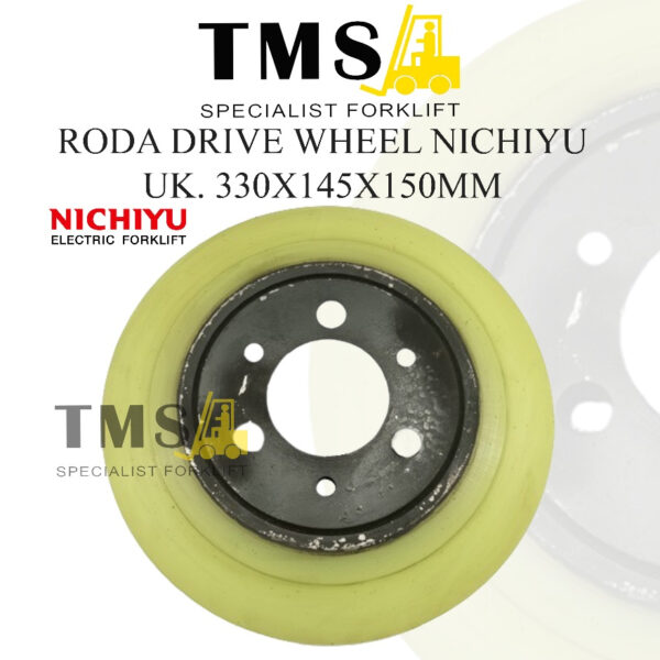 Roda Drive Wheel Nichiyu Forklift FBR uk. 330x200x150 mm