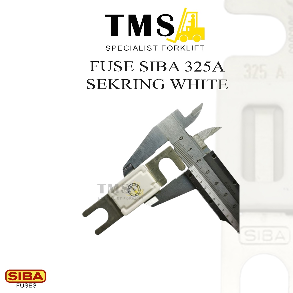 SIBA Fuse 9005805 325A VFuse Skring Forklift Germany Fuse 80V Pallet mover - Gambar 3