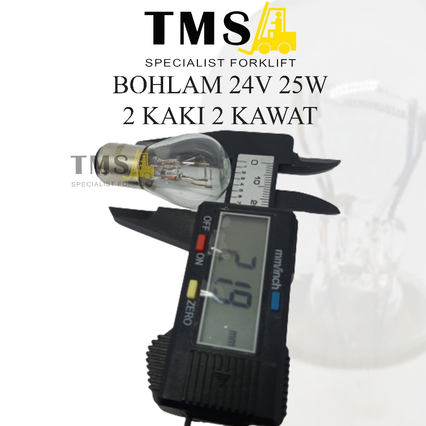 Lampu Bohlam Rem 24V 25 Watt 2 kaki 2 Kawat Forklift Bulb Brake - Gambar 4